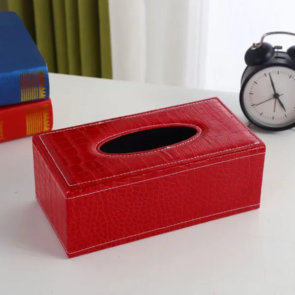 3-Size PU Leather Tissue Box Cover Set - Large:24*12*9.5cm, Medium:20*12*9.5cm, Small:17*12*8cm - Image 7