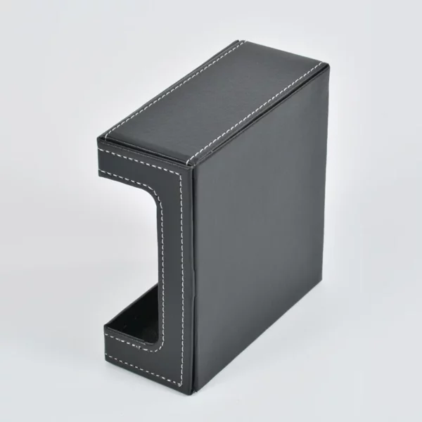 Classic PU Leather Square Tissue Box Cover - 13*13*13cm - OPP Bag Packed - Image 4