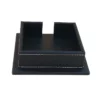 Slim PU Leather Tissue Box Cover - 13.7*13.7*3.5cm Low Profile Design - OPP Packaging - Image 9