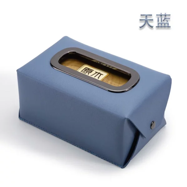 Rectangular PU Leather Tissue Box Cover - 16*10.5*7.5cm - OPP Bag Packaging - Image 7