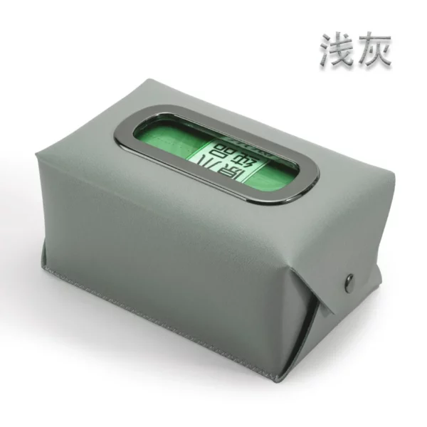 Rectangular PU Leather Tissue Box Cover - 16*10.5*7.5cm - OPP Bag Packaging - Image 8
