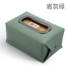 Rectangular PU Leather Tissue Box Cover - 16*10.5*7.5cm - OPP Bag Packaging - Image 9