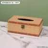 PU Leather & Wood Combination Tissue Box Cover - 25*9.5cm, 0.56kg - Premium Design - OPP Bag - Image 6