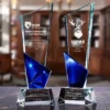 Crystal Trophy with customized logo