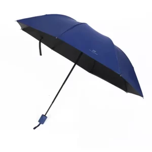 8-Rib Compact Folding Umbrella - 21" (97x58cm) 210T Fabric - Lightweight Windproof
