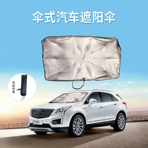 Impact Cloth Travel Umbrella - 110x65cm Unfolded - Includes Cloth Cover - Image 4