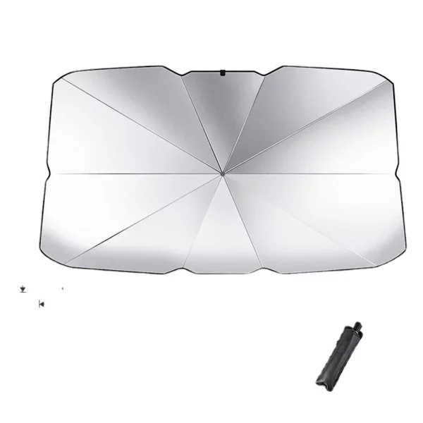 Impact Cloth Travel Umbrella - 110x65cm Unfolded - Includes Cloth Cover - Image 5