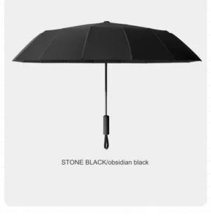 12-Rib Golf Umbrella - 106cm Diameter - Heavy Duty Windproof Design