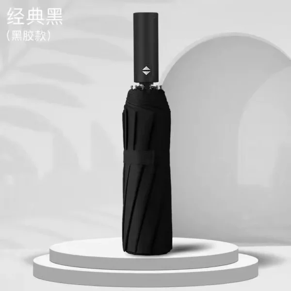 12-Rib Golf Umbrella - 106cm Diameter - Heavy Duty Windproof Design - Image 4