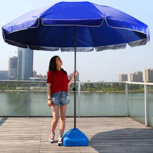 Double-Layer Silver Coated Umbrella - 3x3 Meters - UV Protection Canopy