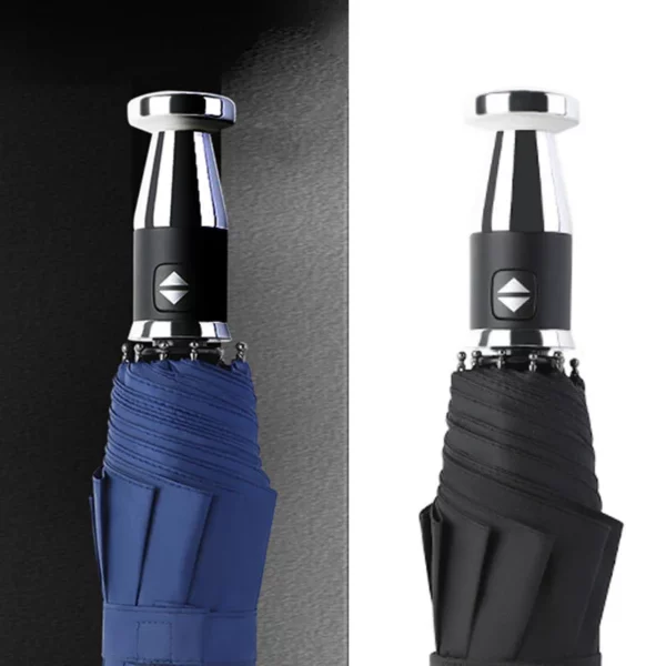 Fully Automatic 190T Nylon Umbrella - 23" Compact Fold - OPP Bag Packed - Image 9