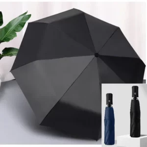 Impact Cloth 8-Rib Umbrella - 95cm Open Diameter (30cm Folded), 330g - Fabric Cover+OPP Bag