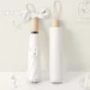 Colored Rubberized Wooden Handle Umbrella - 105cm Diameter (16 Ribs) - Frosted Bag Packaging - Image 9