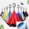 C-Shaped Rubber Handle Umbrella (M-U-06) - 106cm Diameter, 470g - OPP Packaging