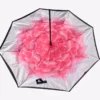 C-Shaped Rubber Handle Umbrella (M-U-06) - 106cm Diameter, 470g - OPP Packaging - Image 2