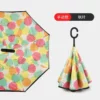 C-Shaped Rubber Handle Umbrella (M-U-06) - 106cm Diameter, 470g - OPP Packaging - Image 10
