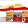 600D Fire-Resistant Foldable Gazebo Canopy - 3x3 Meters - Outdoor Event Shelter - Image 3