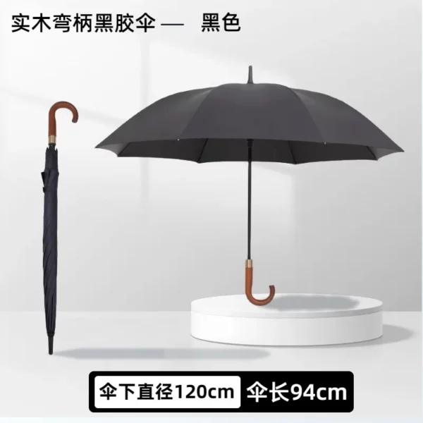 170T Fabric 8-Rib Umbrella - 120x95cm, 640g - Durable Windproof Design - Image 2