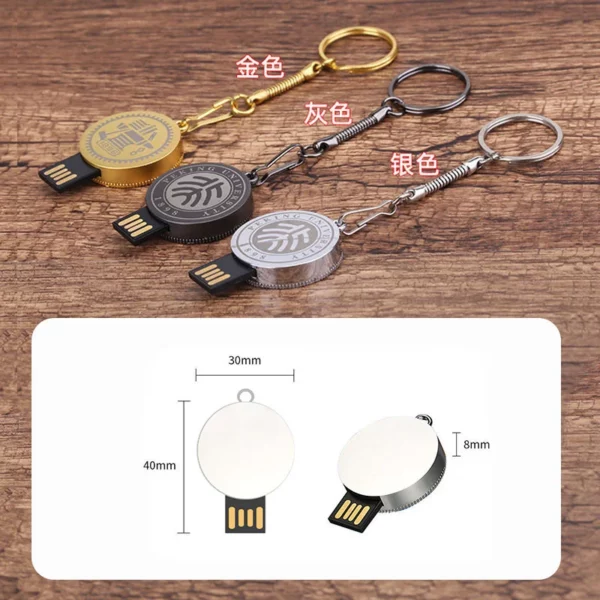 School Logo USB Drive Logo Engraved USB Custom School Logo USB Branded School USB - Image 2