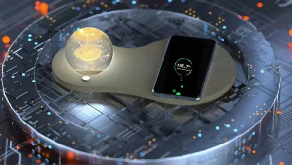 ECO-friendly wireless charger with 3D LOGO lamp - Image 3