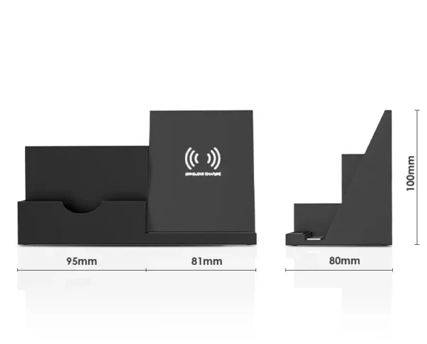 Cheap plastic 15W wireless charger pen holder - Image 2