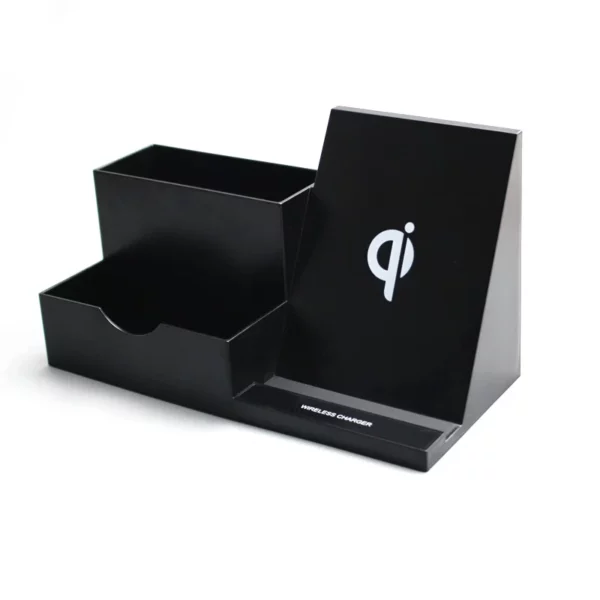 Cheap plastic 15W wireless charger pen holder - Image 4