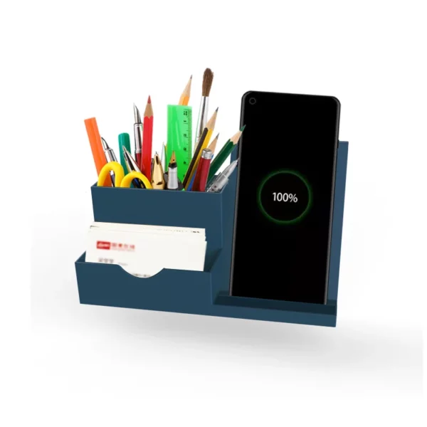 Cheap plastic 15W wireless charger pen holder - Image 8