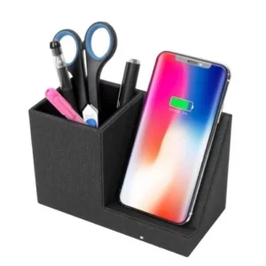 PU leather pen holder 15W with