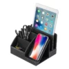 PU leather pen holder 15W with additional slots