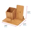 Wood-made wireless charger pen holder - Image 8