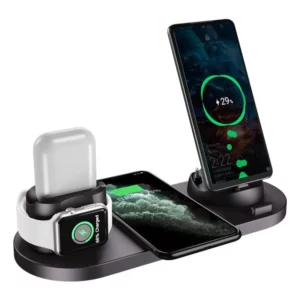 3 in 1 muti-function wireless charger desk orangizer