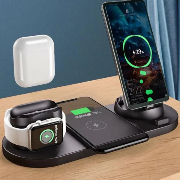 3 in 1 muti-function wireless charger desk orangizer - Image 5