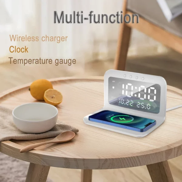 Detachable wireless charger with clock - Image 4