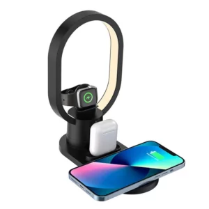 3 in 1 muti-function wireless charger with lamp