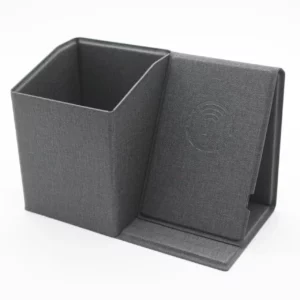 Foldable wirehess charger pen holder