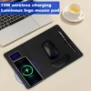 Wireless charge mouse pd with light up logo - Image 4
