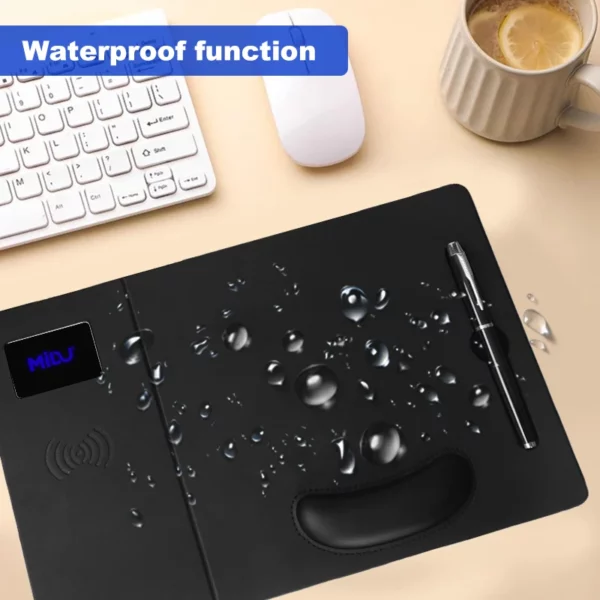 Wireless charge mouse pd with light up logo - Image 10