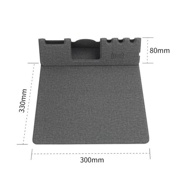 Wireless charge mouse pad with pen slots - Image 7