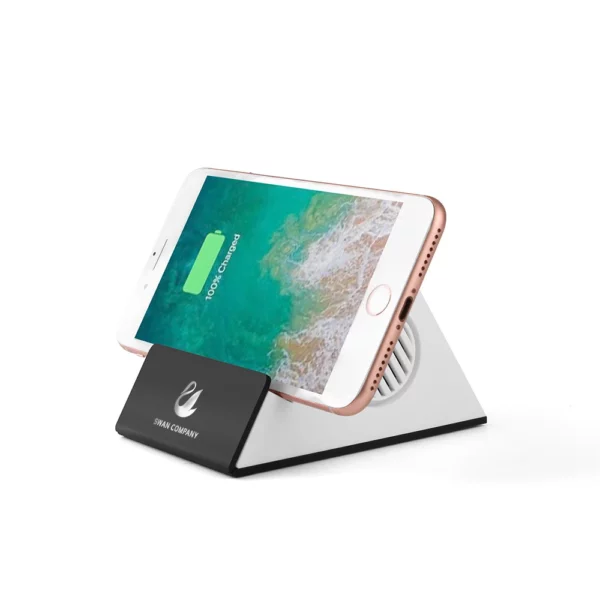 Wireless charger with LED logo and speaker - Image 9