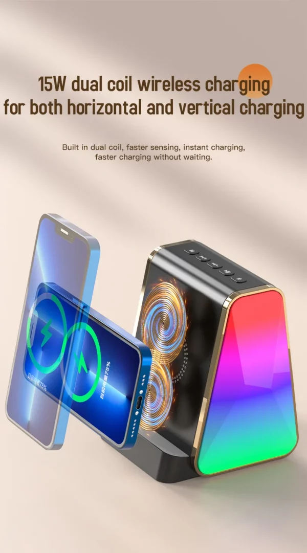 Beautiful lamp + speaker wireless charger - Image 5