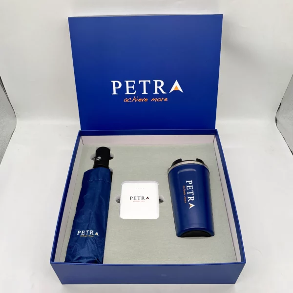 A4 power bank notebook with light up logo gift set 3 in 1 - Image 4