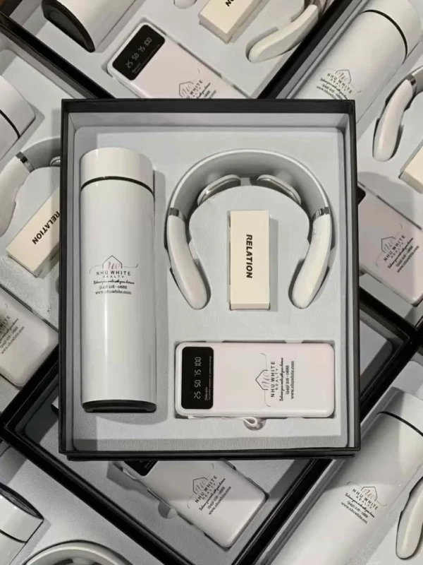 Massager + power bank + pen gift set 3 in 1 - Image 12
