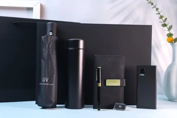 Fast charging power bank umbrella gift set 6 in 1 - Image 2