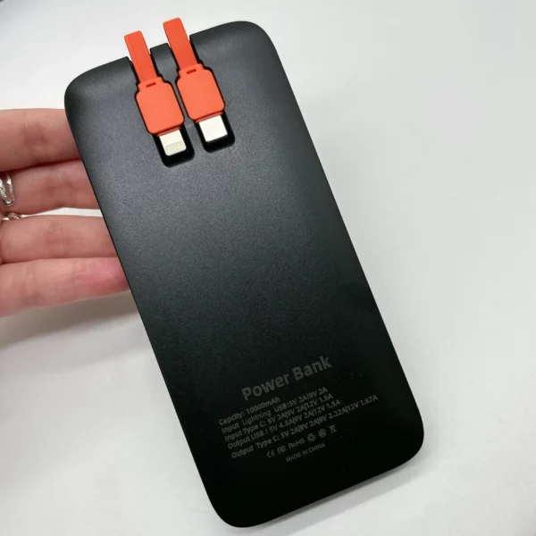 Light up logo low profile power bank and others 5 in 1 gift set - Image 4