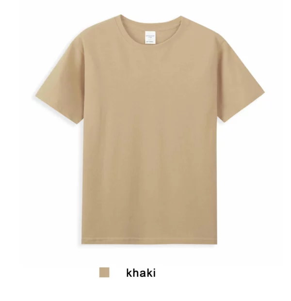 Promotional T-shirt M-TS01 populare promotional gifts logo supported 100% cotton - Image 9