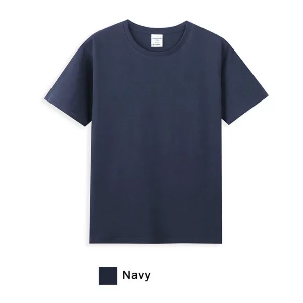 Promotional T-shirt M-TS01 populare promotional gifts logo supported 100% cotton - Image 8