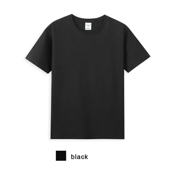 Promotional T-shirt M-TS01 populare promotional gifts logo supported 100% cotton - Image 5