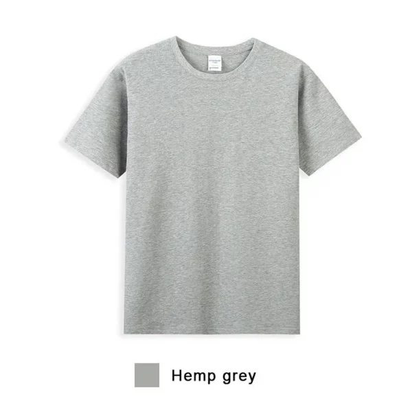 Promotional T-shirt M-TS01 populare promotional gifts logo supported 100% cotton - Image 10